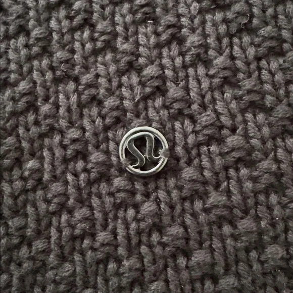 Lululemon Black Knit Cardigan with snap front and patch pockets. - Picture 6 of 6